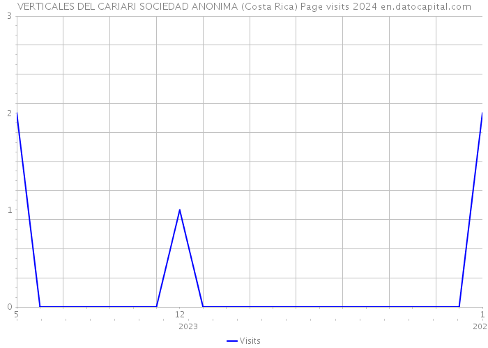 VERTICALES DEL CARIARI SOCIEDAD ANONIMA (Costa Rica) Page visits 2024 
