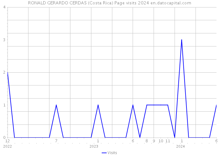 RONALD GERARDO CERDAS (Costa Rica) Page visits 2024 