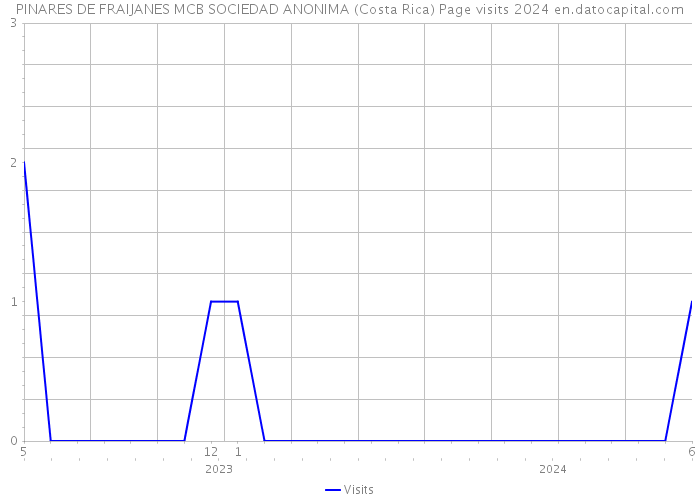 PINARES DE FRAIJANES MCB SOCIEDAD ANONIMA (Costa Rica) Page visits 2024 