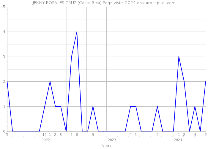 JENNY ROSALES CRUZ (Costa Rica) Page visits 2024 