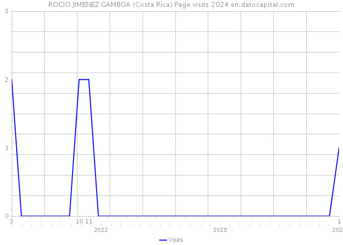 ROCIO JIMENEZ GAMBOA (Costa Rica) Page visits 2024 