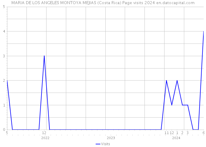 MARIA DE LOS ANGELES MONTOYA MEJIAS (Costa Rica) Page visits 2024 