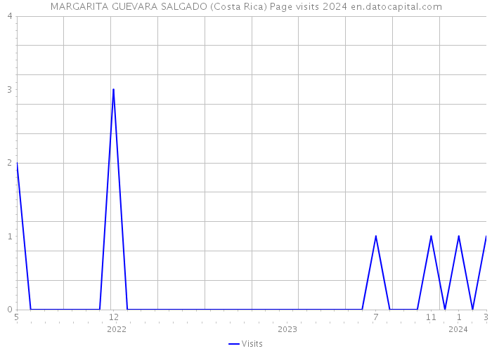 MARGARITA GUEVARA SALGADO (Costa Rica) Page visits 2024 