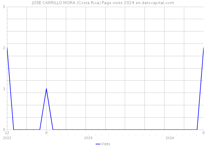 JOSE CARRILLO MORA (Costa Rica) Page visits 2024 
