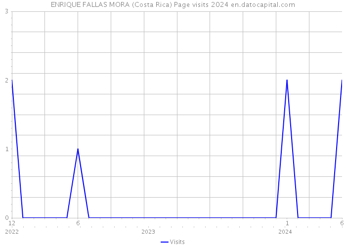 ENRIQUE FALLAS MORA (Costa Rica) Page visits 2024 