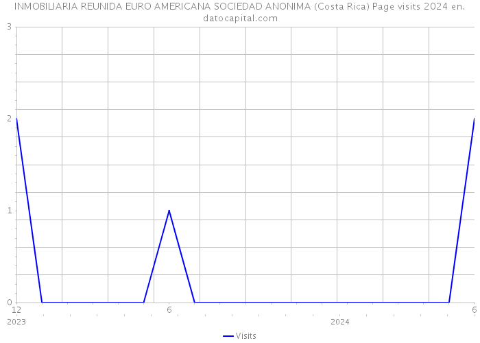 INMOBILIARIA REUNIDA EURO AMERICANA SOCIEDAD ANONIMA (Costa Rica) Page visits 2024 