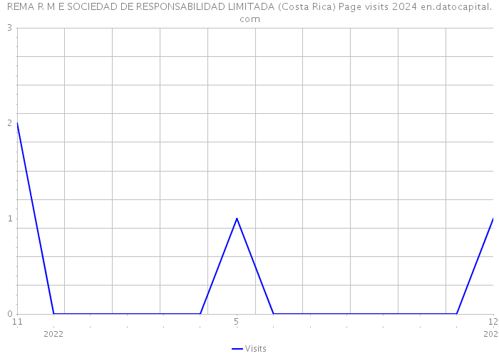 REMA R M E SOCIEDAD DE RESPONSABILIDAD LIMITADA (Costa Rica) Page visits 2024 