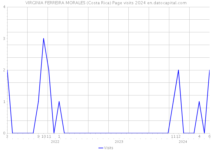 VIRGINIA FERREIRA MORALES (Costa Rica) Page visits 2024 