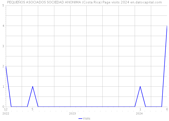 PEQUEŃOS ASOCIADOS SOCIEDAD ANONIMA (Costa Rica) Page visits 2024 
