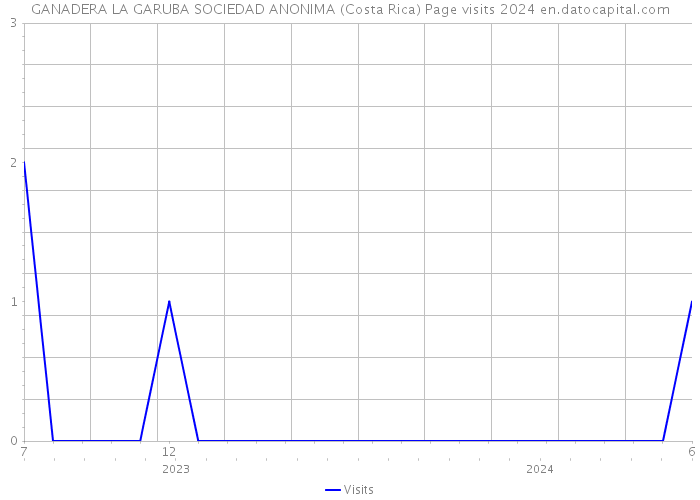 GANADERA LA GARUBA SOCIEDAD ANONIMA (Costa Rica) Page visits 2024 