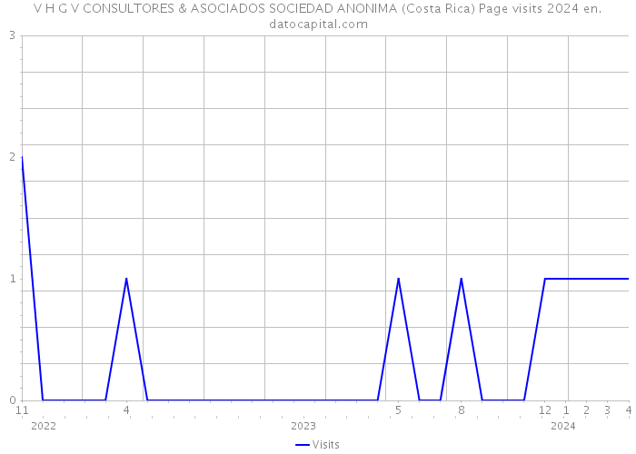 V H G V CONSULTORES & ASOCIADOS SOCIEDAD ANONIMA (Costa Rica) Page visits 2024 