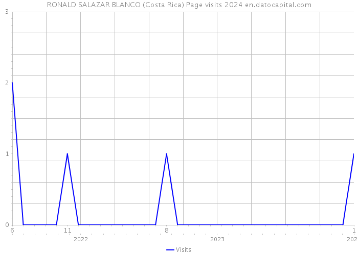 RONALD SALAZAR BLANCO (Costa Rica) Page visits 2024 