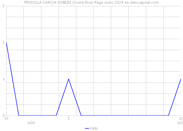PRISCILLA GARCIA DOBLES (Costa Rica) Page visits 2024 