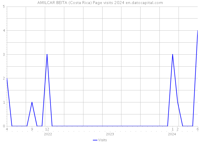 AMILCAR BEITA (Costa Rica) Page visits 2024 
