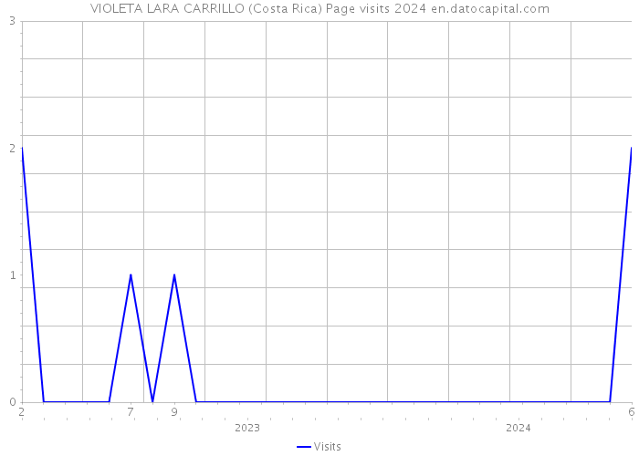 VIOLETA LARA CARRILLO (Costa Rica) Page visits 2024 