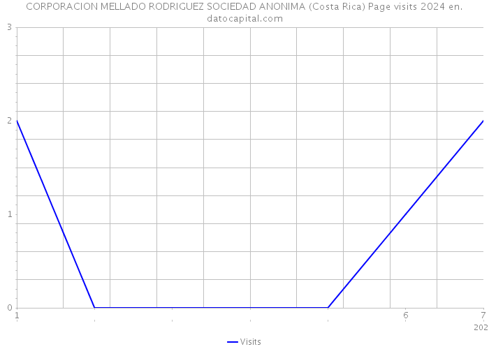 CORPORACION MELLADO RODRIGUEZ SOCIEDAD ANONIMA (Costa Rica) Page visits 2024 