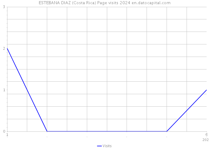 ESTEBANA DIAZ (Costa Rica) Page visits 2024 