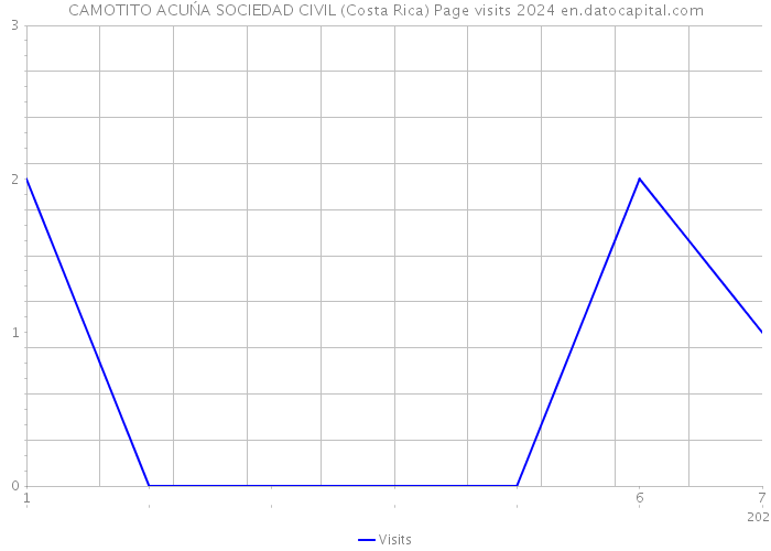 CAMOTITO ACUŃA SOCIEDAD CIVIL (Costa Rica) Page visits 2024 