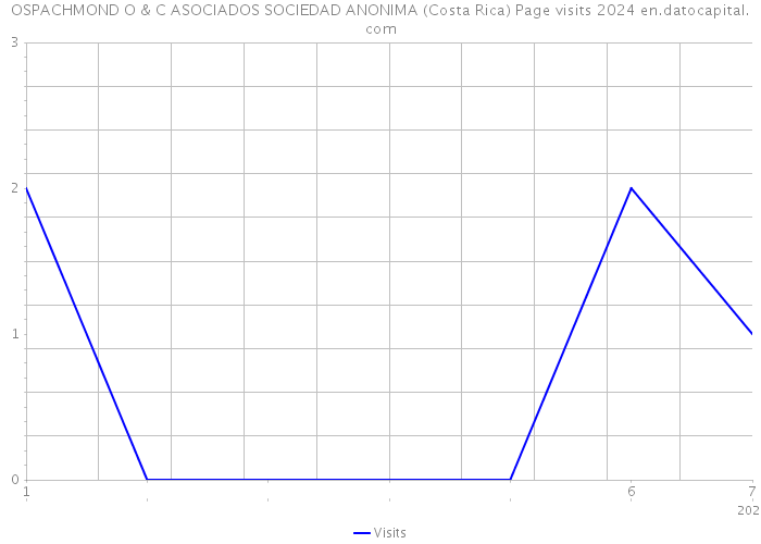 OSPACHMOND O & C ASOCIADOS SOCIEDAD ANONIMA (Costa Rica) Page visits 2024 