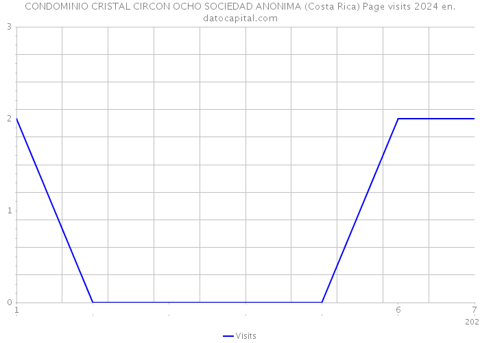 CONDOMINIO CRISTAL CIRCON OCHO SOCIEDAD ANONIMA (Costa Rica) Page visits 2024 