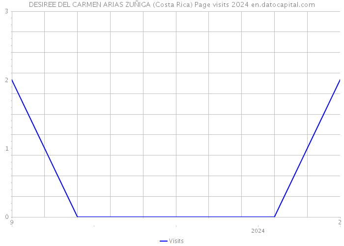 DESIREE DEL CARMEN ARIAS ZUÑIGA (Costa Rica) Page visits 2024 