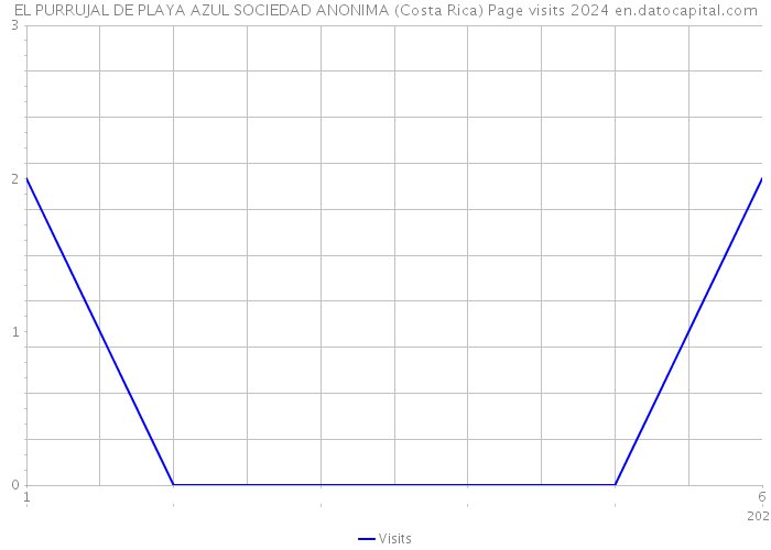 EL PURRUJAL DE PLAYA AZUL SOCIEDAD ANONIMA (Costa Rica) Page visits 2024 