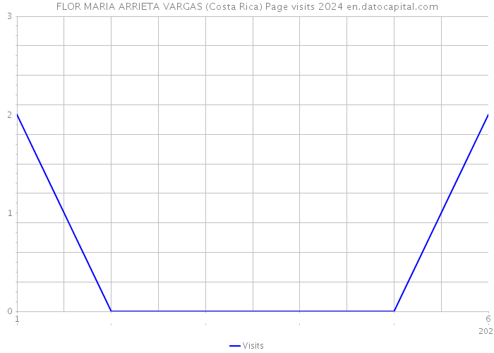 FLOR MARIA ARRIETA VARGAS (Costa Rica) Page visits 2024 
