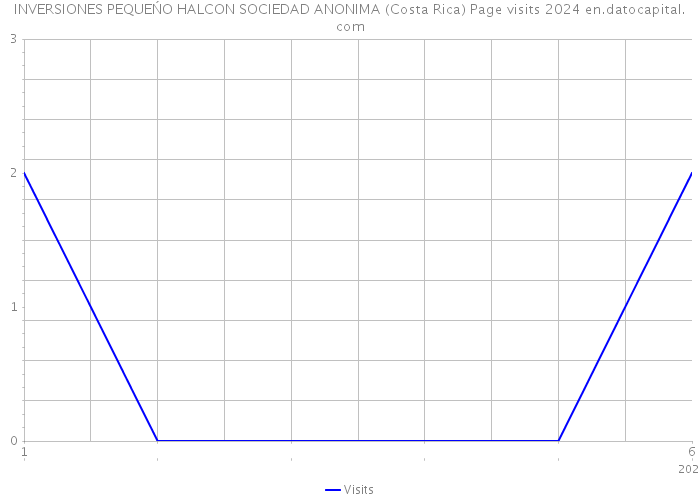 INVERSIONES PEQUEŃO HALCON SOCIEDAD ANONIMA (Costa Rica) Page visits 2024 