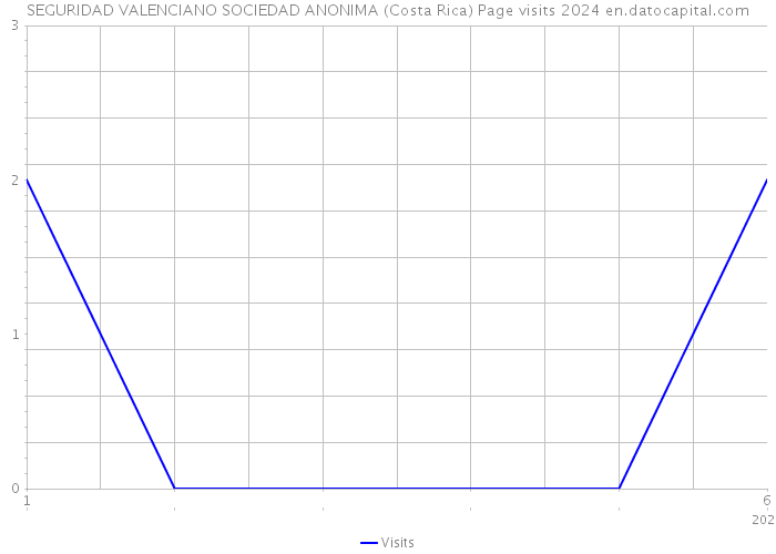 SEGURIDAD VALENCIANO SOCIEDAD ANONIMA (Costa Rica) Page visits 2024 
