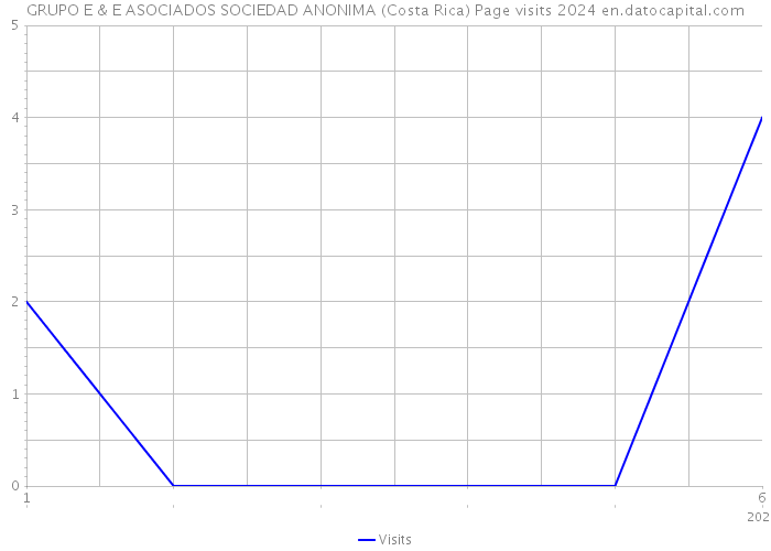 GRUPO E & E ASOCIADOS SOCIEDAD ANONIMA (Costa Rica) Page visits 2024 