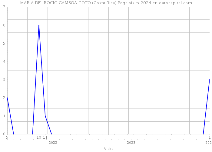 MARIA DEL ROCIO GAMBOA COTO (Costa Rica) Page visits 2024 