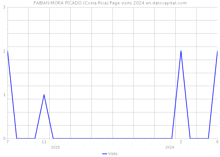 FABIAN MORA PICADO (Costa Rica) Page visits 2024 