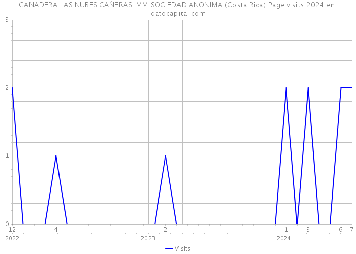 GANADERA LAS NUBES CAŃERAS IMM SOCIEDAD ANONIMA (Costa Rica) Page visits 2024 