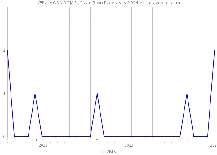 VERA MORA ROJAS (Costa Rica) Page visits 2024 