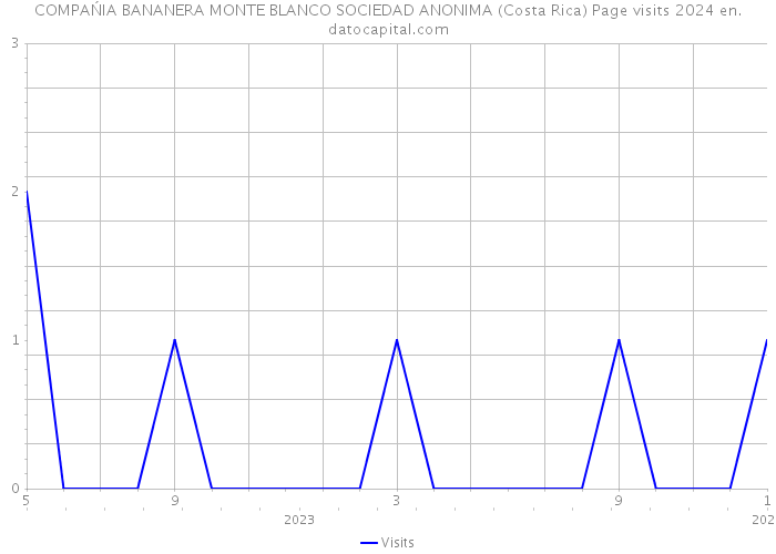 COMPAŃIA BANANERA MONTE BLANCO SOCIEDAD ANONIMA (Costa Rica) Page visits 2024 