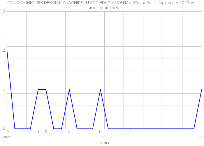 CONDOMINIO RESIDENCIAL GUACHIPELIN SOCIEDAD ANONIMA (Costa Rica) Page visits 2024 