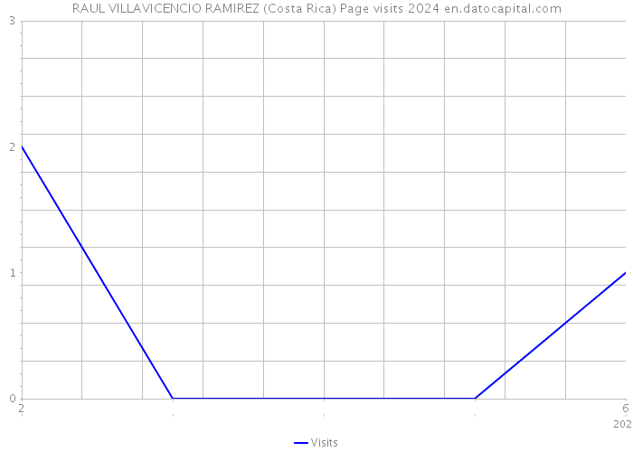 RAUL VILLAVICENCIO RAMIREZ (Costa Rica) Page visits 2024 