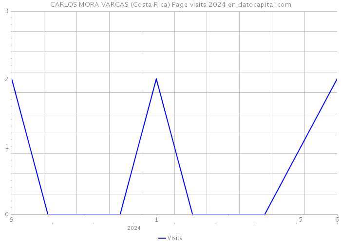 CARLOS MORA VARGAS (Costa Rica) Page visits 2024 