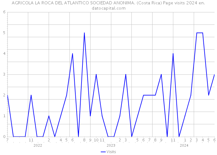 AGRICOLA LA ROCA DEL ATLANTICO SOCIEDAD ANONIMA. (Costa Rica) Page visits 2024 