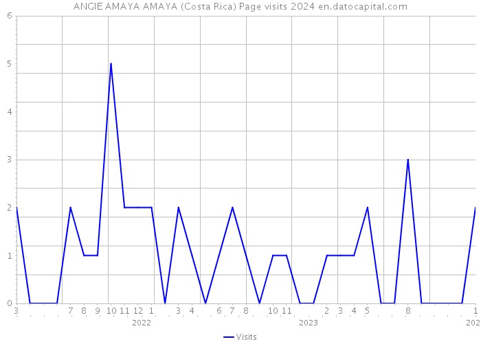 ANGIE AMAYA AMAYA (Costa Rica) Page visits 2024 
