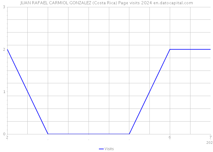 JUAN RAFAEL CARMIOL GONZALEZ (Costa Rica) Page visits 2024 