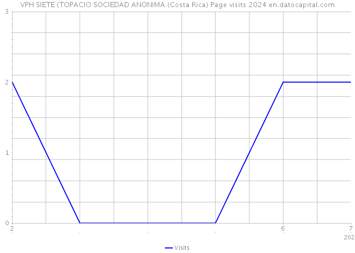 VPH SIETE (TOPACIO SOCIEDAD ANONIMA (Costa Rica) Page visits 2024 