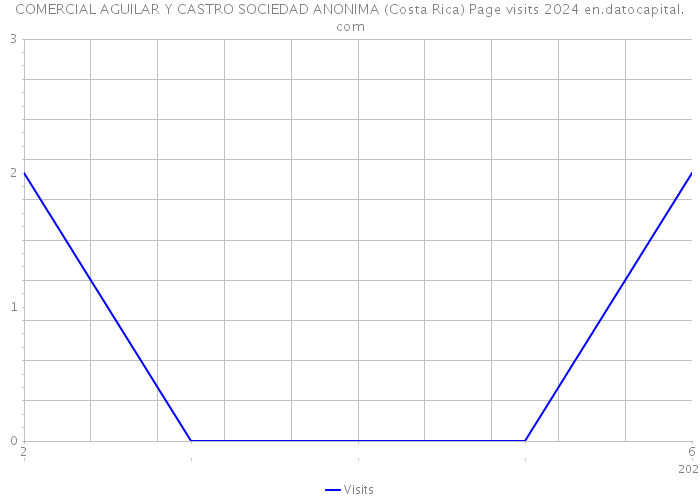 COMERCIAL AGUILAR Y CASTRO SOCIEDAD ANONIMA (Costa Rica) Page visits 2024 