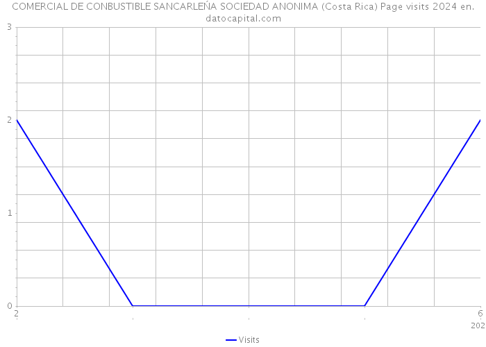 COMERCIAL DE CONBUSTIBLE SANCARLEŃA SOCIEDAD ANONIMA (Costa Rica) Page visits 2024 