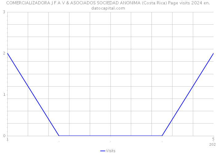 COMERCIALIZADORA J F A V & ASOCIADOS SOCIEDAD ANONIMA (Costa Rica) Page visits 2024 