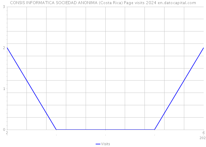 CONSIS INFORMATICA SOCIEDAD ANONIMA (Costa Rica) Page visits 2024 