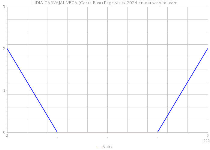 LIDIA CARVAJAL VEGA (Costa Rica) Page visits 2024 