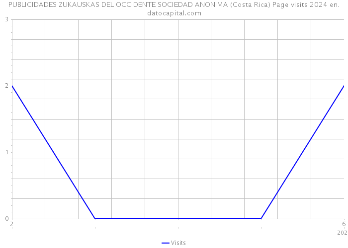 PUBLICIDADES ZUKAUSKAS DEL OCCIDENTE SOCIEDAD ANONIMA (Costa Rica) Page visits 2024 