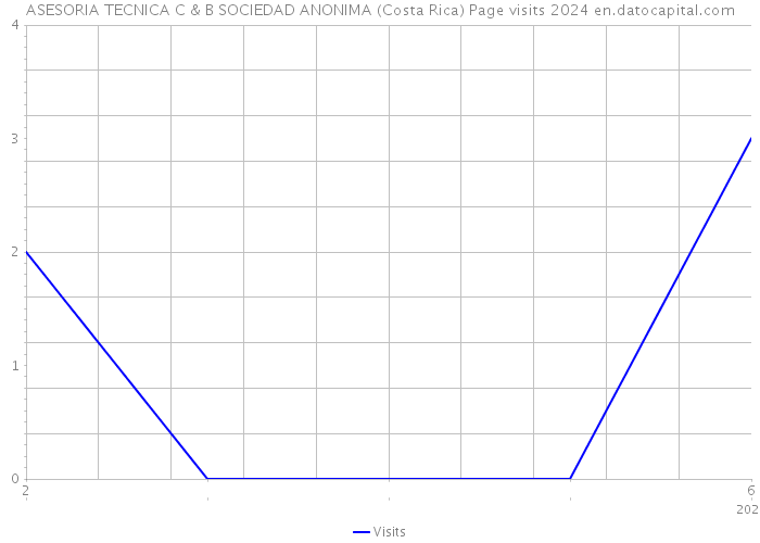 ASESORIA TECNICA C & B SOCIEDAD ANONIMA (Costa Rica) Page visits 2024 