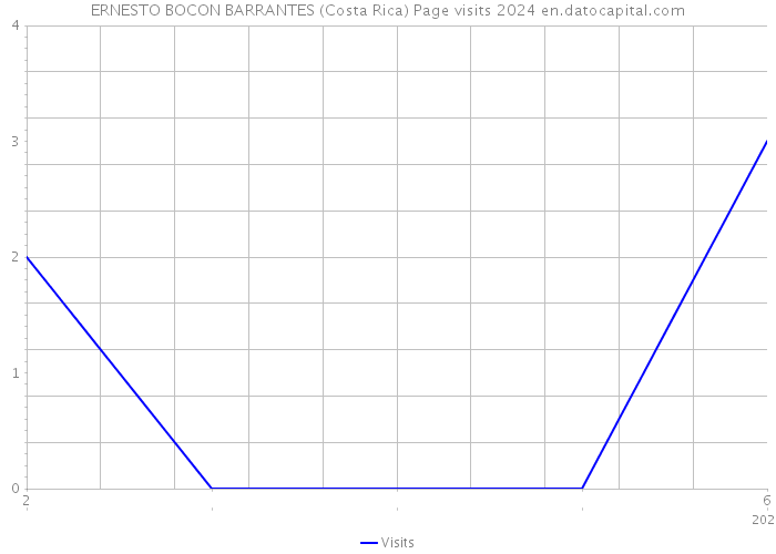 ERNESTO BOCON BARRANTES (Costa Rica) Page visits 2024 
